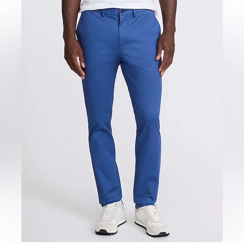 🔹Express Men’s Hyper Stretch Slim Pants | Blue | Size 29x30